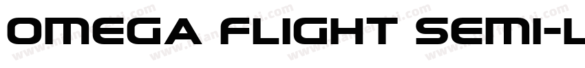 Omega Flight Semi-Leftalic Regular字体转换